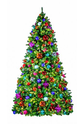 Dekra-Lite Multicolor Pop Pre-Decorated Tree