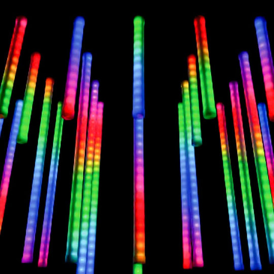 RGB Color Changing Light Tubes (Set of 7)