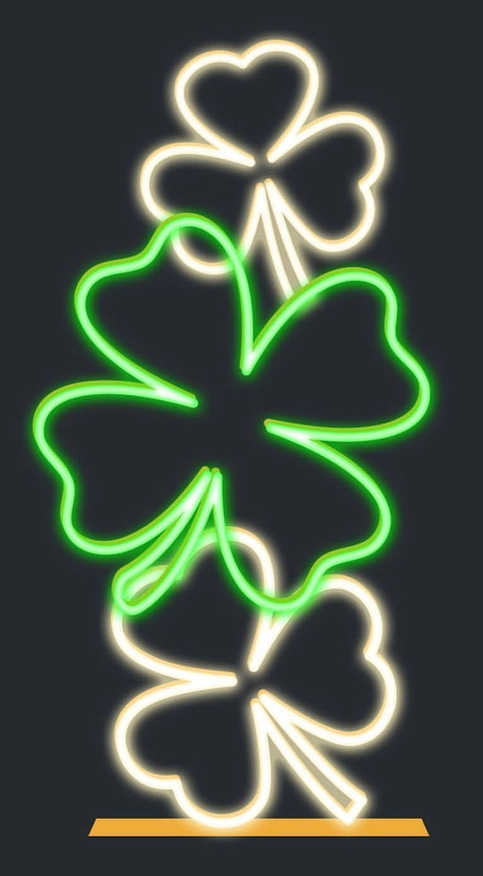 Illuminated Shamrock Stack