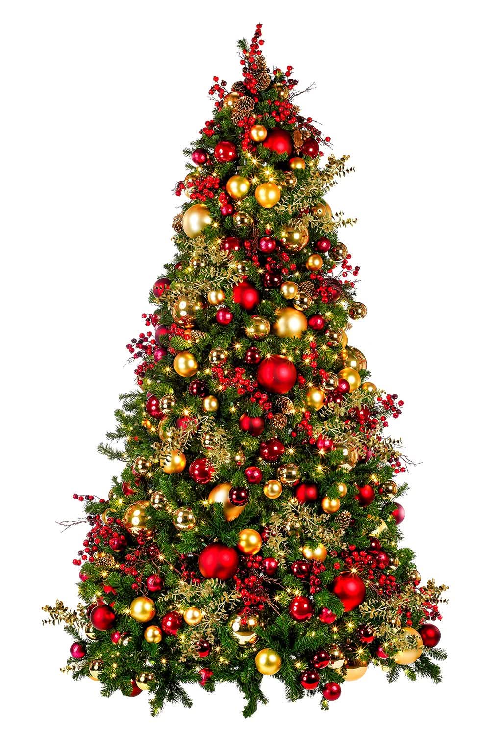 Dekra-Lite Traditional Tidings Pre Decorated Tree