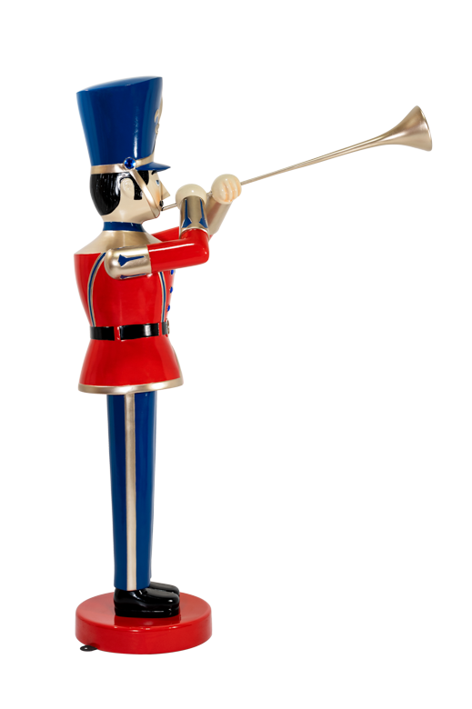 Dekra-Lite Trumpeting Soldier Side View