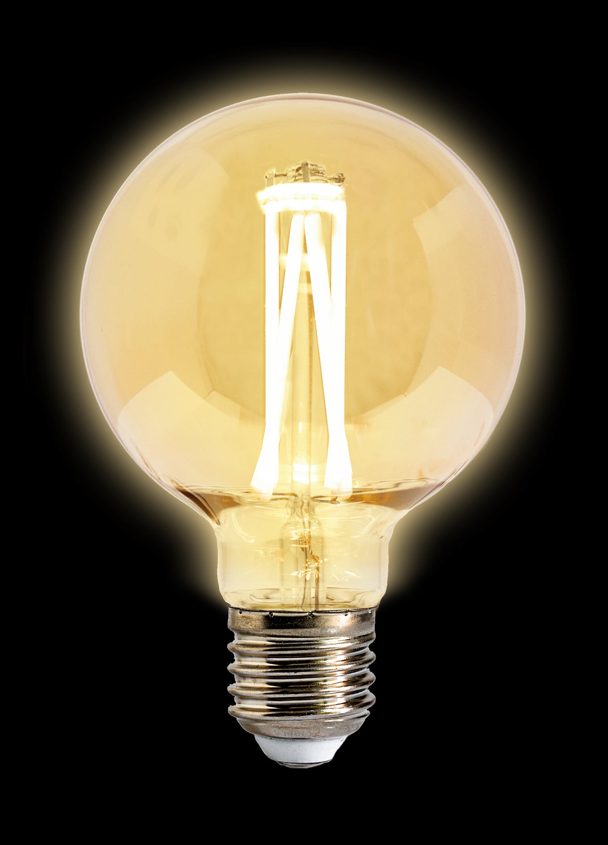 Dekra-Lite Tinted Globe Vintage LED Bulbs with 4 LEDs