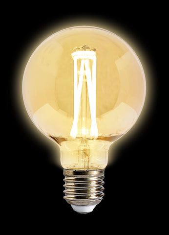Dekra-Lite Tinted Globe Vintage LED Bulbs with 4 LEDs