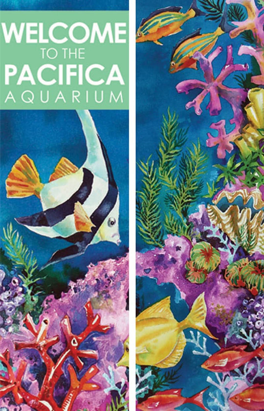 Aquarium Double Vinyl Banner Set