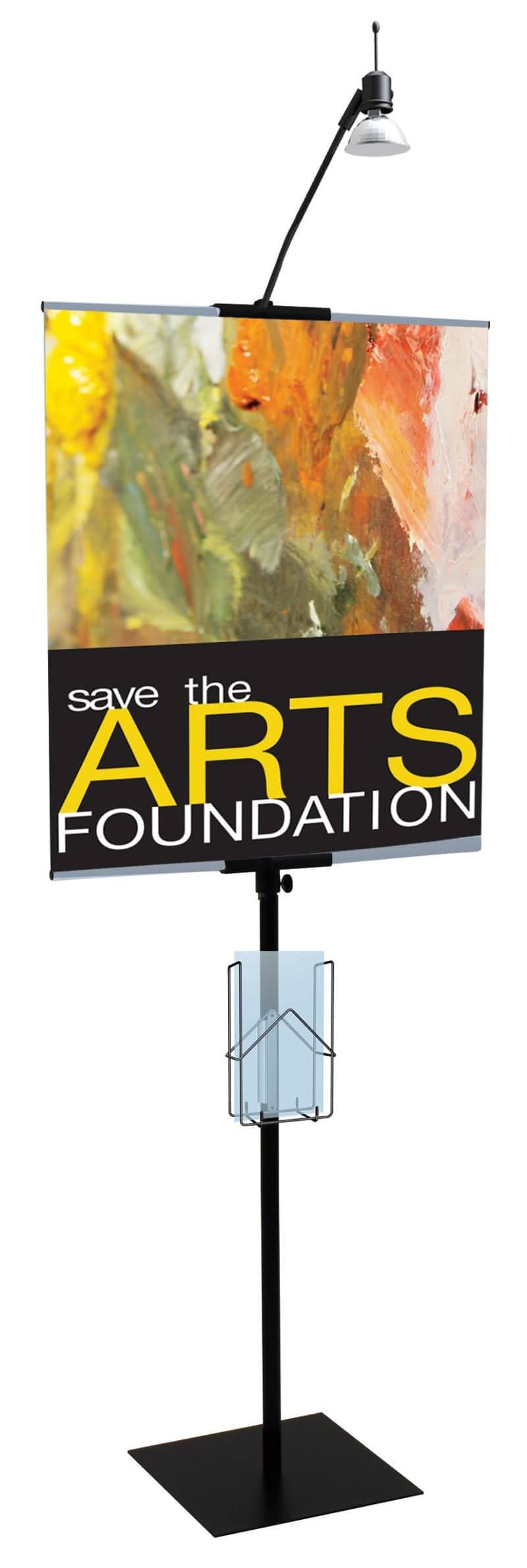 Dekra-Lite Classic Banner Stand Save the Arts Foundation