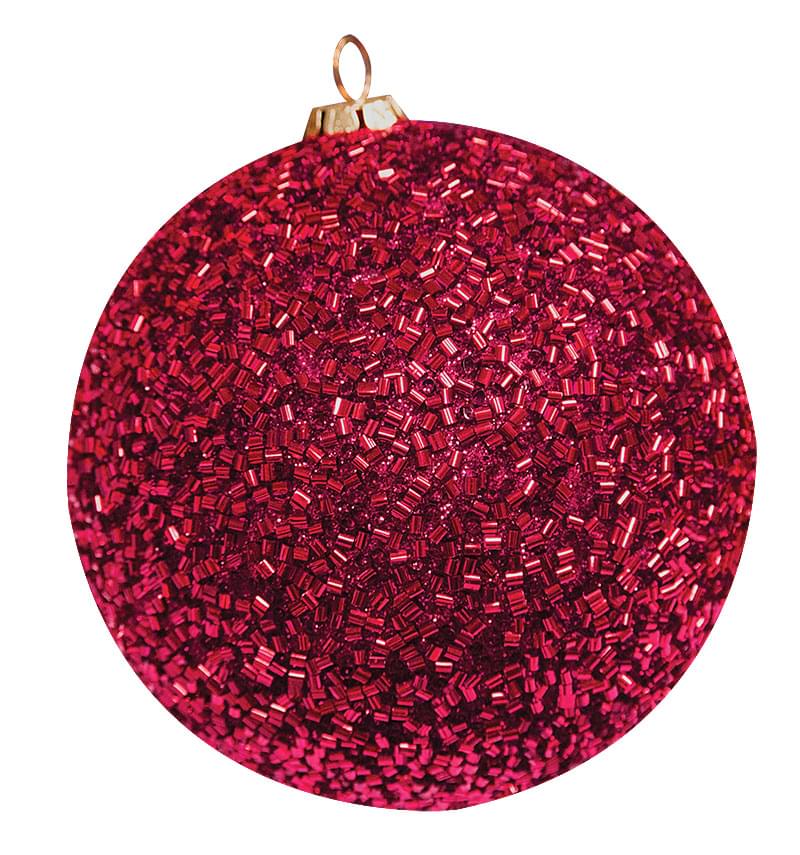 Dekra-Lite Beaded Red Ornament