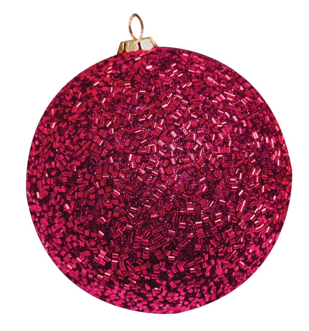 Dekra-Lite Beaded Cherry Pink Ornament