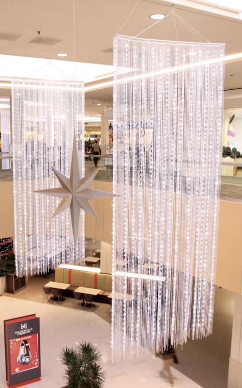 Beaded LED Light Curtain