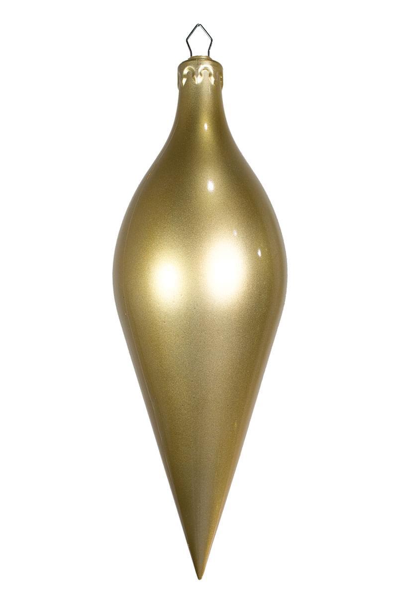 Dekra-Lite Gold Candy Apple Finial Ornament