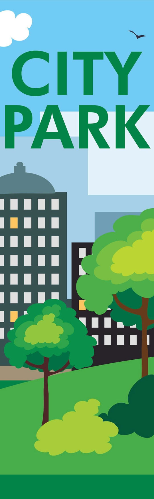 City Park Single Vinyl Banner