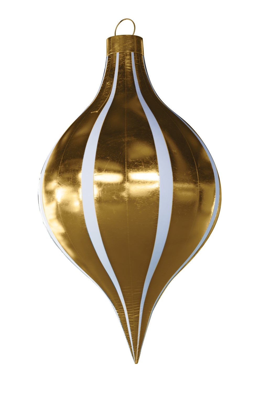 Dekra-Lite Colombo Gold and White Inflatable Ornament