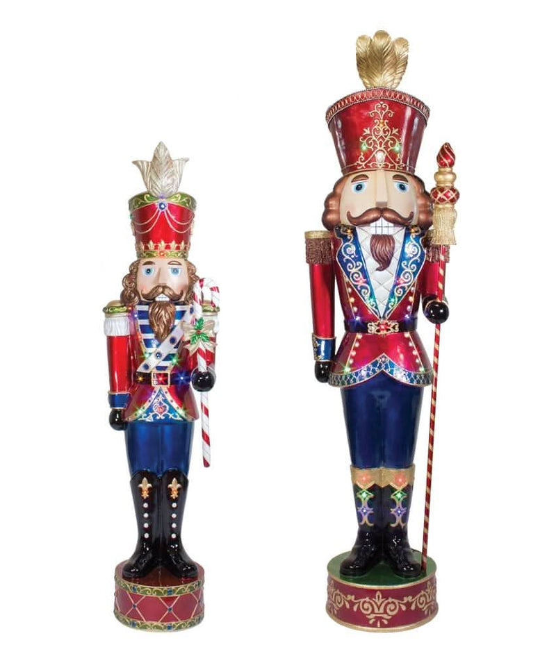 Lit Jeweled Nutcrackers