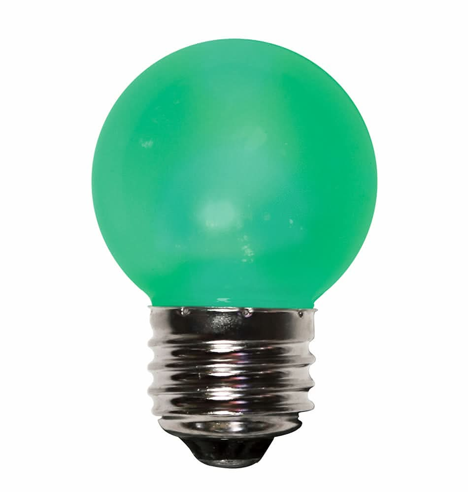 Dekra-Lite Green LED Frosted Globe Bulb