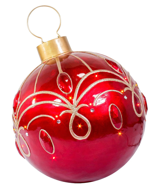 31" Red Lit Ornament