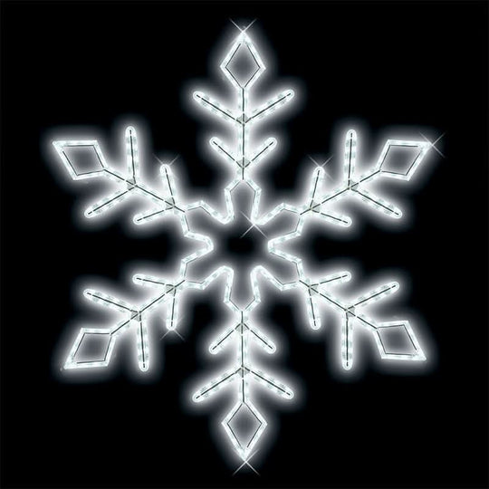 LED Ropelight Branch Snowflake