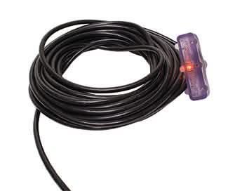 16-3 Illuminated UL Extension Cord, 50' Triple Tap, Black