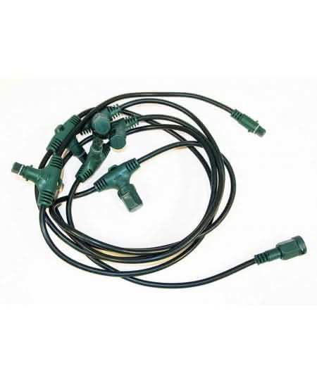 Low Voltage 12' Motherline 6 T-Taps, 12x24x12 sp, Grn Wire