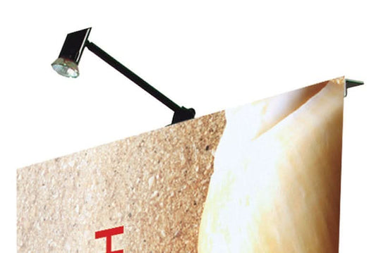 Mercury Retractable Banner Stand Light