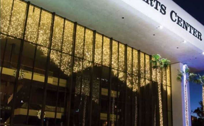 Dekra-Lite Light Curtain Weights on Performing Arts Building