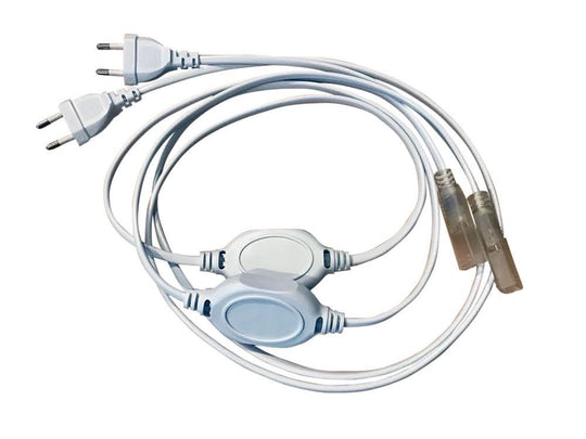 Power Cord and Connector with AC-DC Transformer