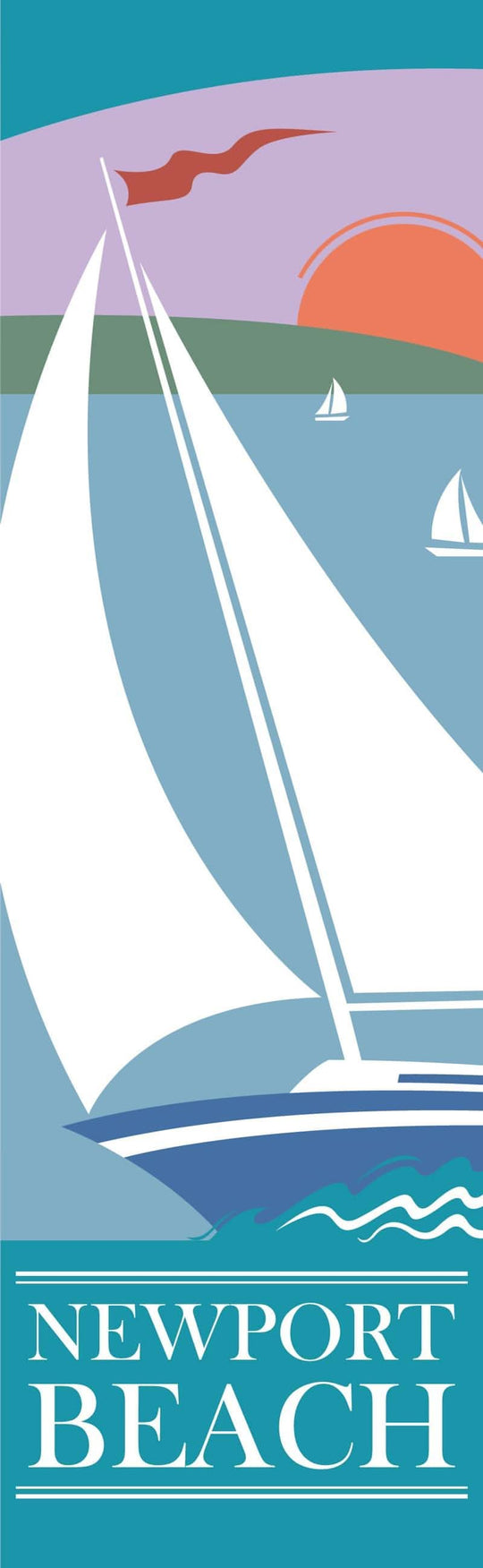 Sailing Single Vinyl Banner