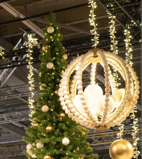 Dekra-Lite Hanging Kairi Pearl Illuminated Ball Display
