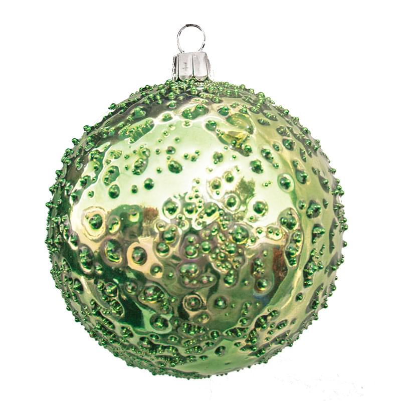 Dekra-Lite Green Sandy Shiny Ornament