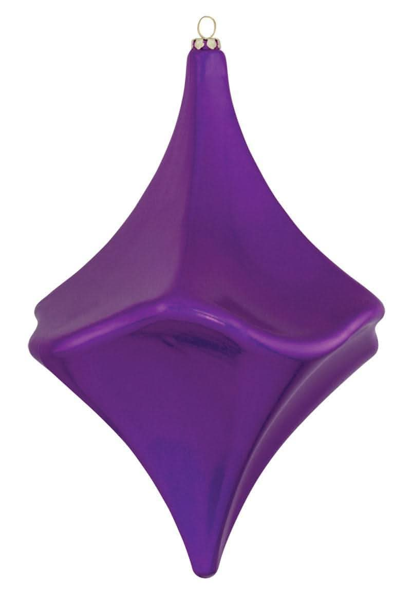 Dekra-Lite Short Purple Diamond Finial