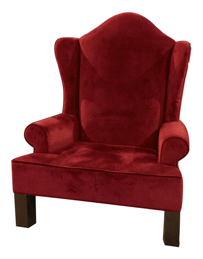 Dekra-Lite Red Wing Back Santa Chair